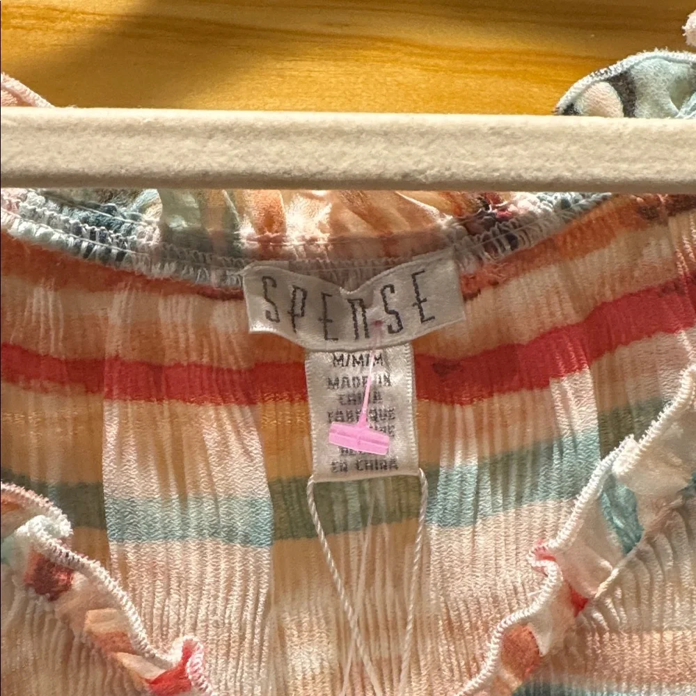 Spense Multicolor Striped Blouse medium - Picture 3 of 5